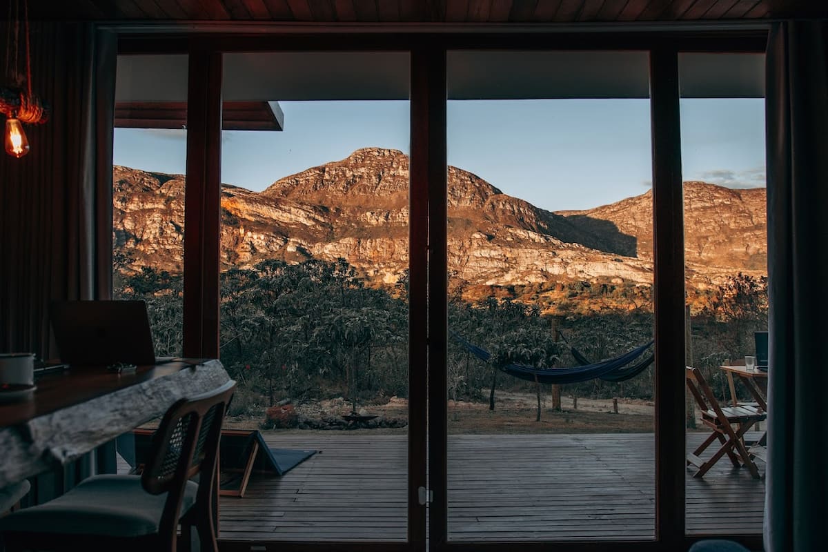Casa di Pietra — redário no deck